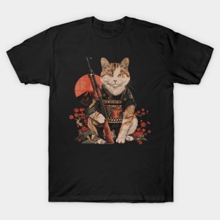 The Kalashnikov Cat Japanese Art T-Shirt